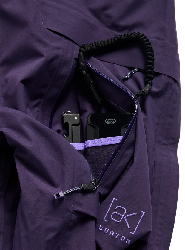 Burton Men's [ak]® Cyclic GORE-TEX 2L Bib Pants - Nightshade Purple
