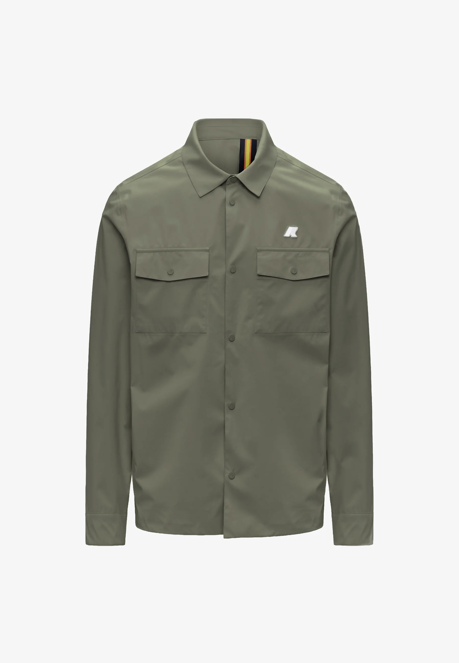 K-Way UMBERT STRETCH 2LAYERS  Green Lichen – Sovracamicia Tecnica Uomo