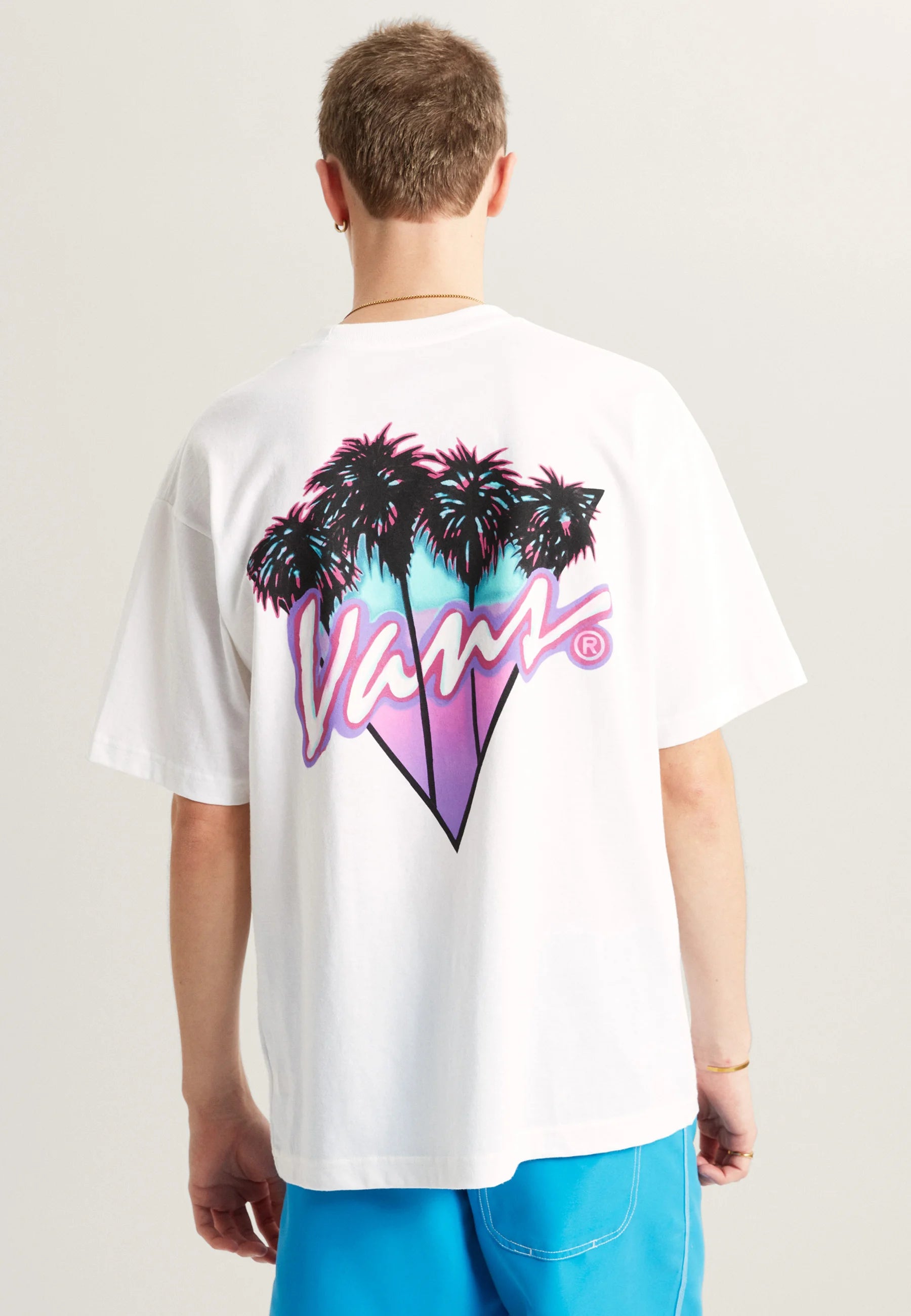 T-shirt Vans Palm Drive - White
