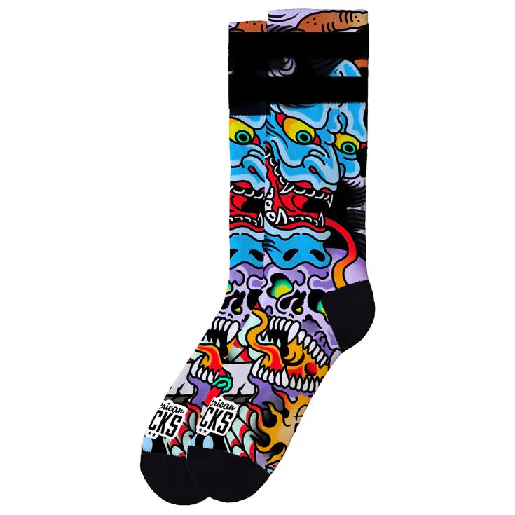 American Socks Hannya Mid High – Calze Unisex COOLMAX® The Original Signature