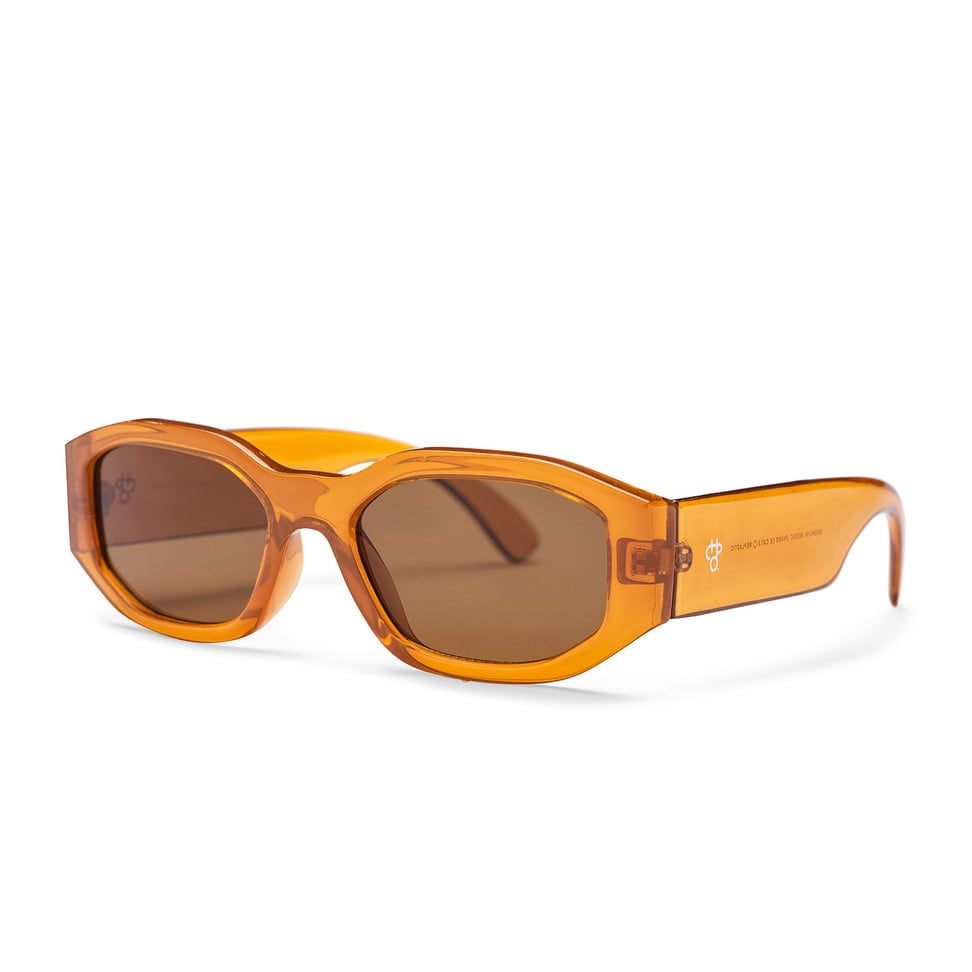 CHPO Brooklyn Sunglasses MUSTARD \ BROWN Lens