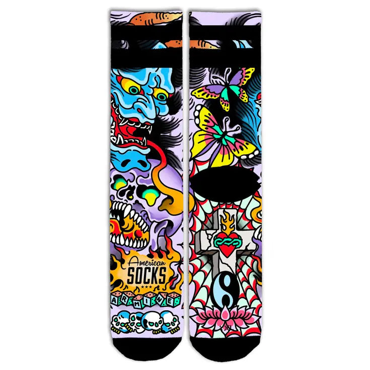 American Socks Hannya Mid High – Calze Unisex COOLMAX® The Original Signature