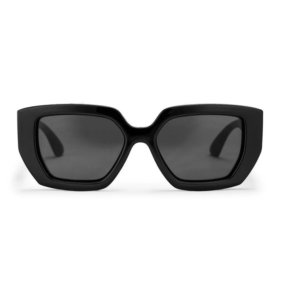 🕶️ CHPO Hong Kong Sunglasses - Black - Lens Color Black