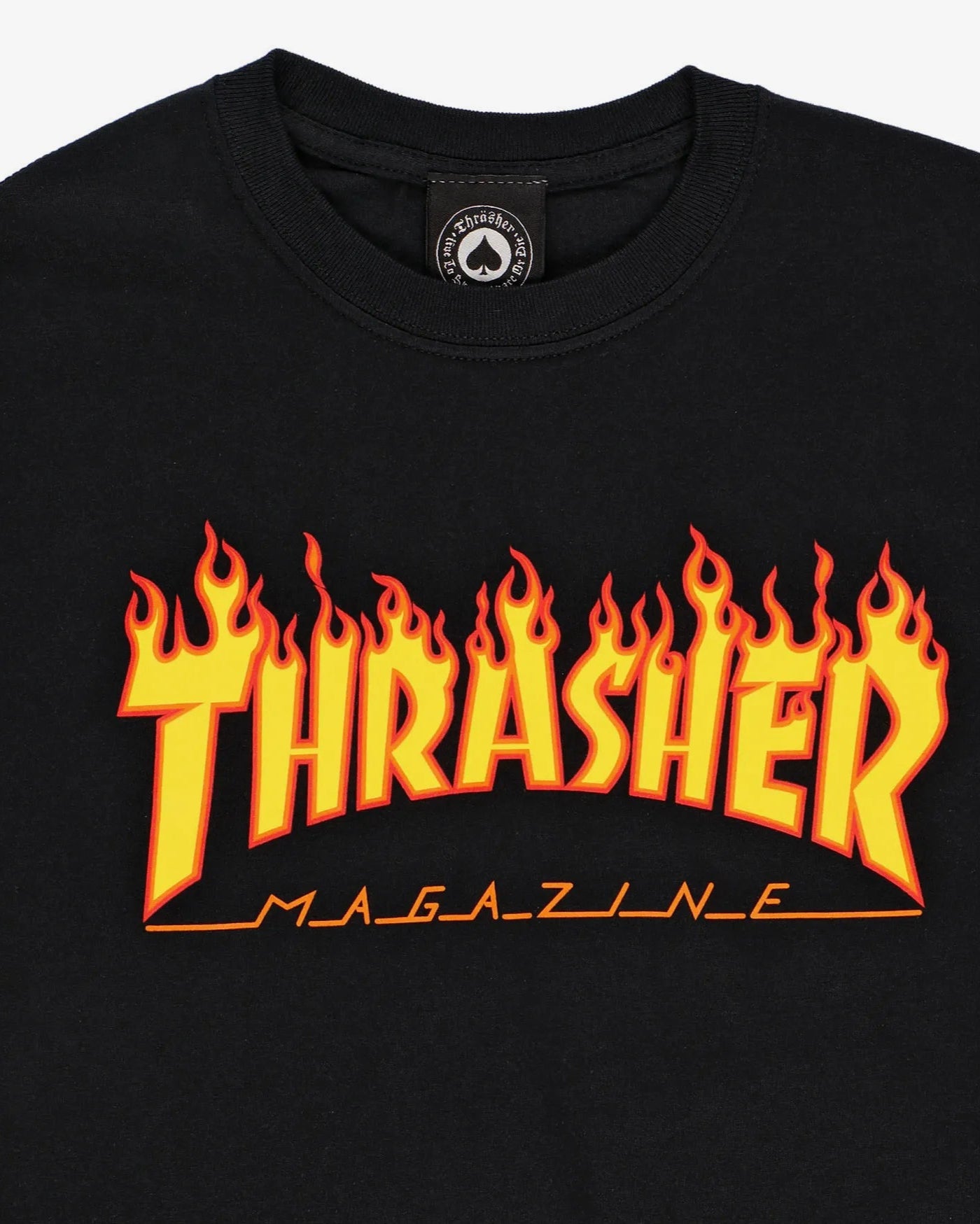 T-shirt THRASHER Flame - NERA