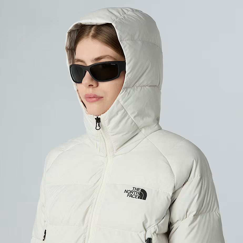 THE NORTH FACE Women's Hyalite Hooded Down Jacket - WHITE DUNE