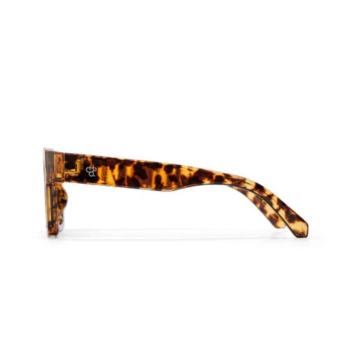 🕶️ CHPO Max Sunglasses - Leopard - Lens Color Green