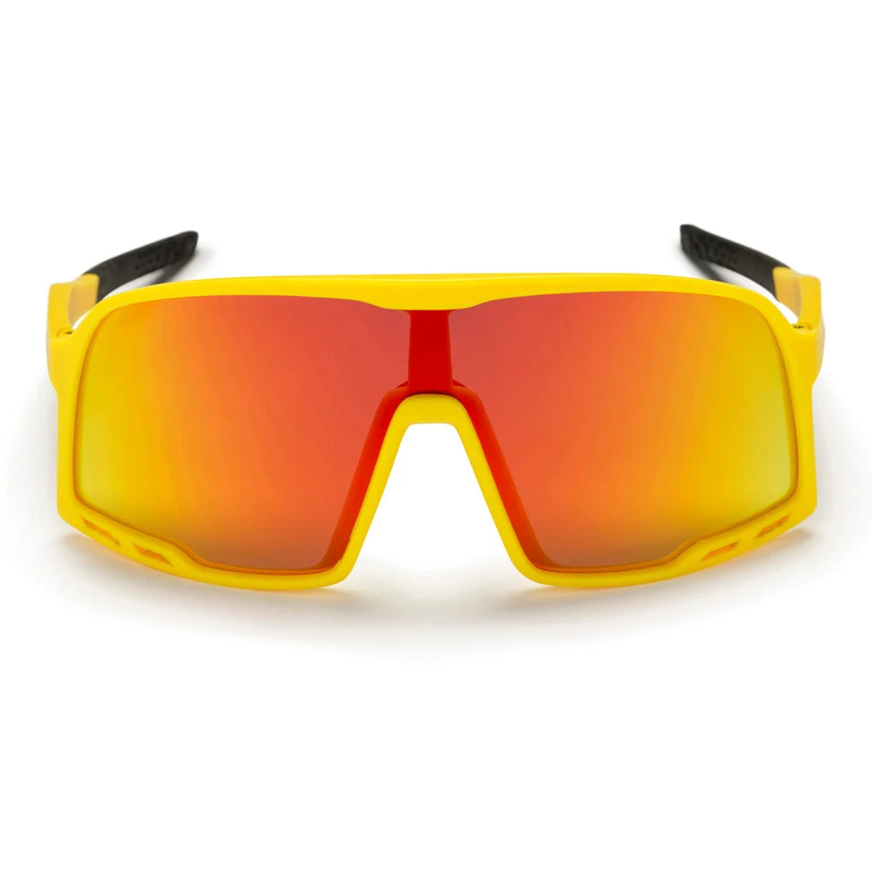 🕶️ CHPO Henrik Sunglasses  - Yellow Lens Red Mirror
