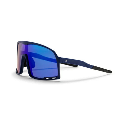 🕶️ CHPO Henrik Sunglasses  - Navy - Blue Mirror