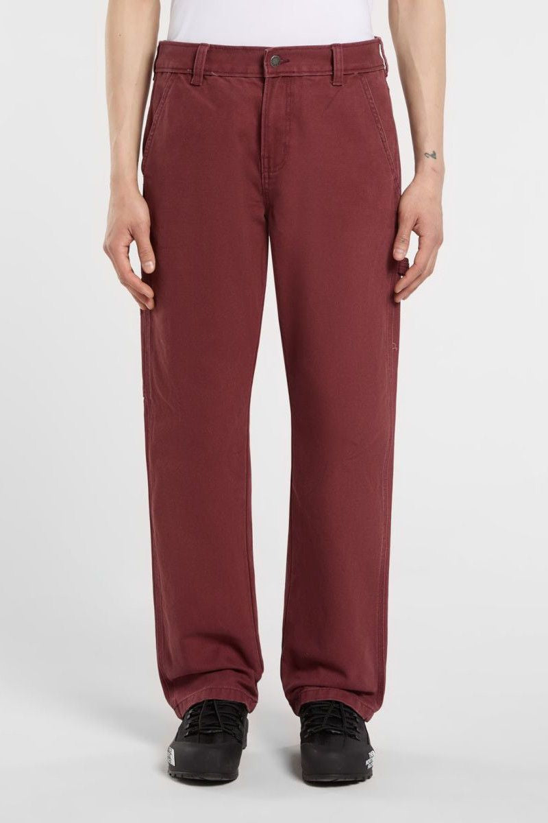 Pantaloni DICKIES Canvas Carpenter Regular - BORDEAUX