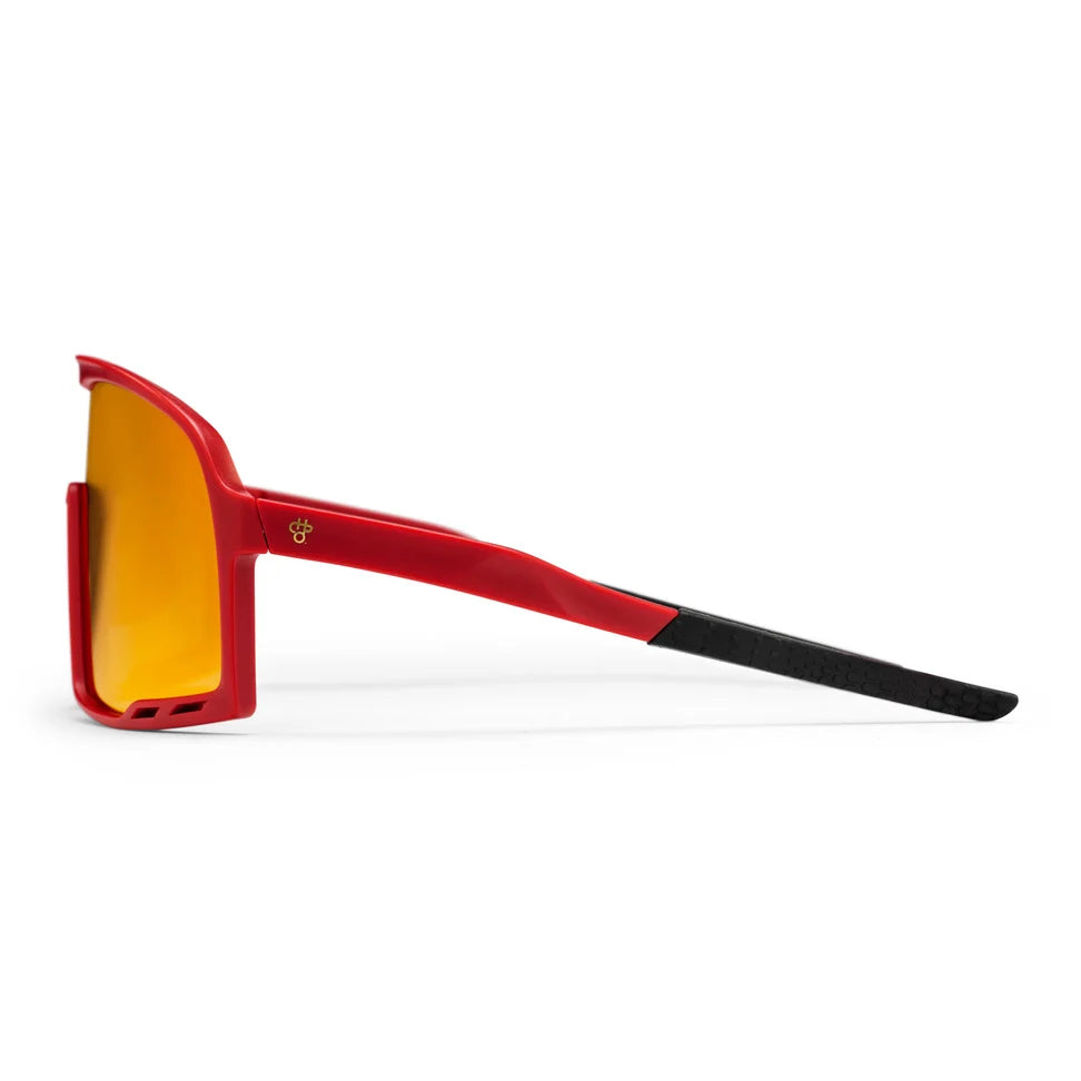 CHPO Henrik Polarized Sunglasses BURGUNDY\RED