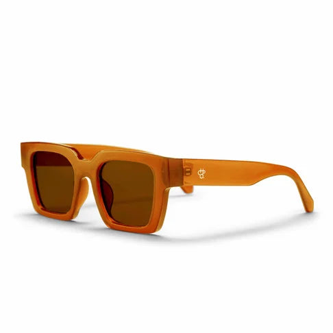 🕶️ CHPO Max Sunglasses - Mustard- Lens Color Brown