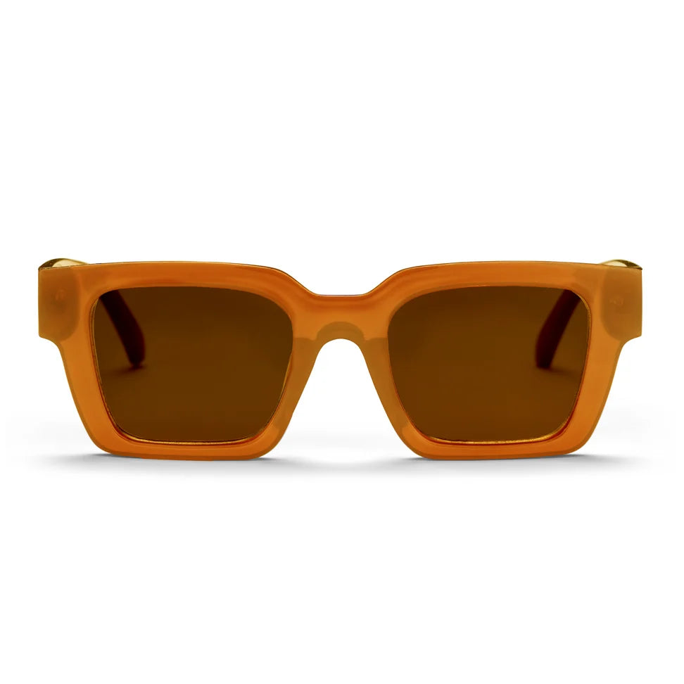 🕶️ CHPO Max Sunglasses - Mustard- Lens Color Brown