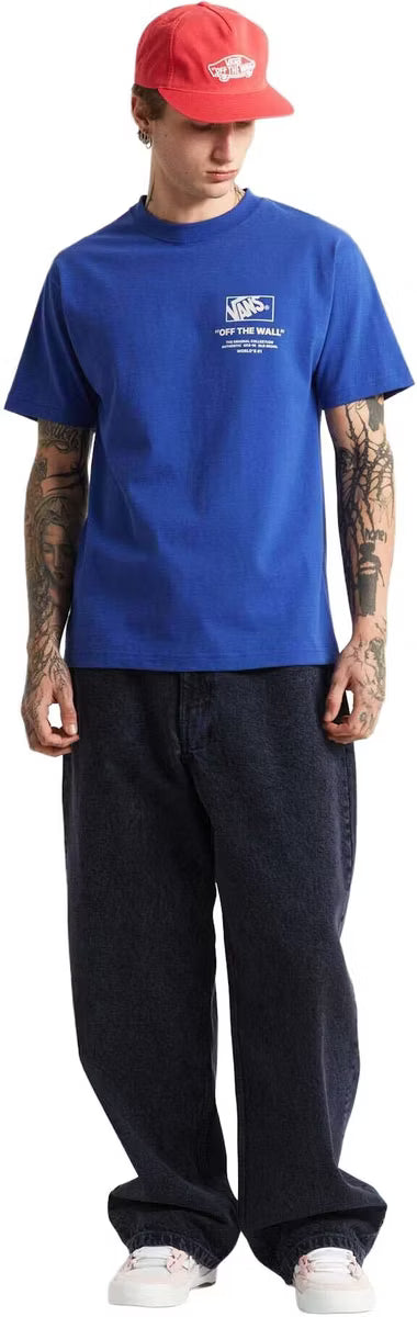 👕 Vans Stacked Hi Print T-Shirt - Blue