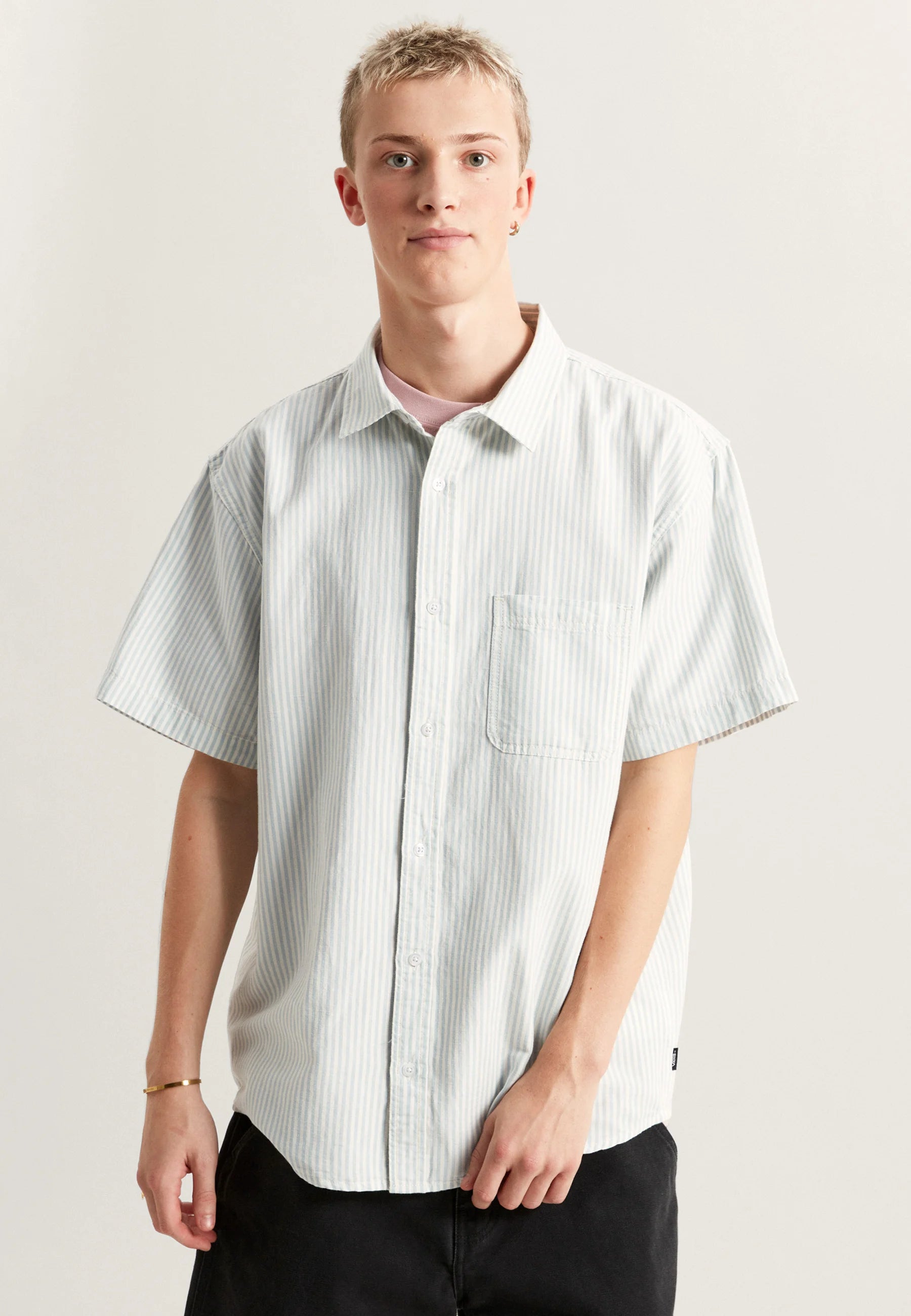 Vans Lawson Stripe Shirt – Camicia Unisex a Righe - Light Blue