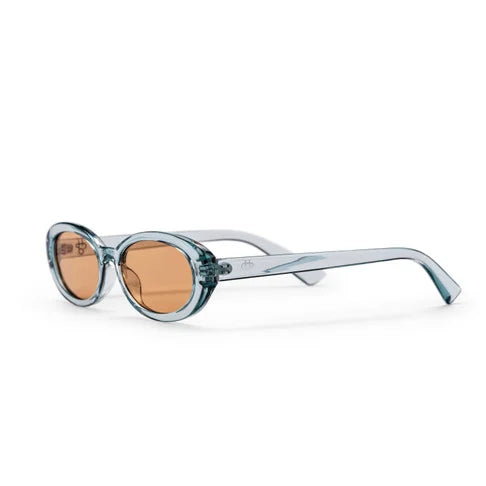 🕶️ CHPO Alice Sunglasses - Light Blue - Lens Color Orange