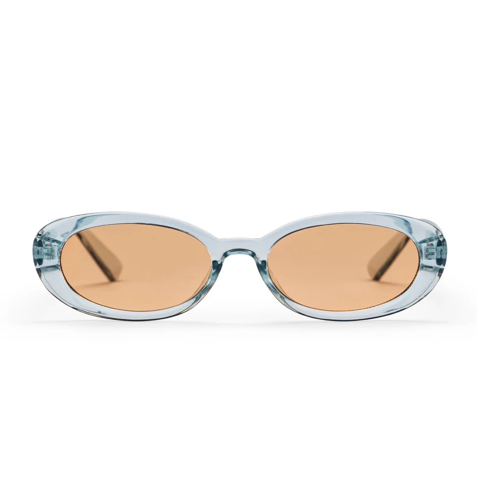 🕶️ CHPO Alice Sunglasses - Light Blue - Lens Color Orange