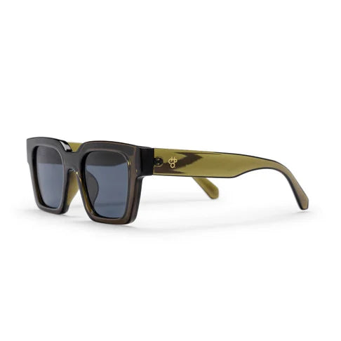 🕶️ CHPO Max Sunglasses - Moss Green - Lens Color Black