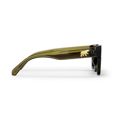 🕶️ CHPO Max Sunglasses - Moss Green - Lens Color Black