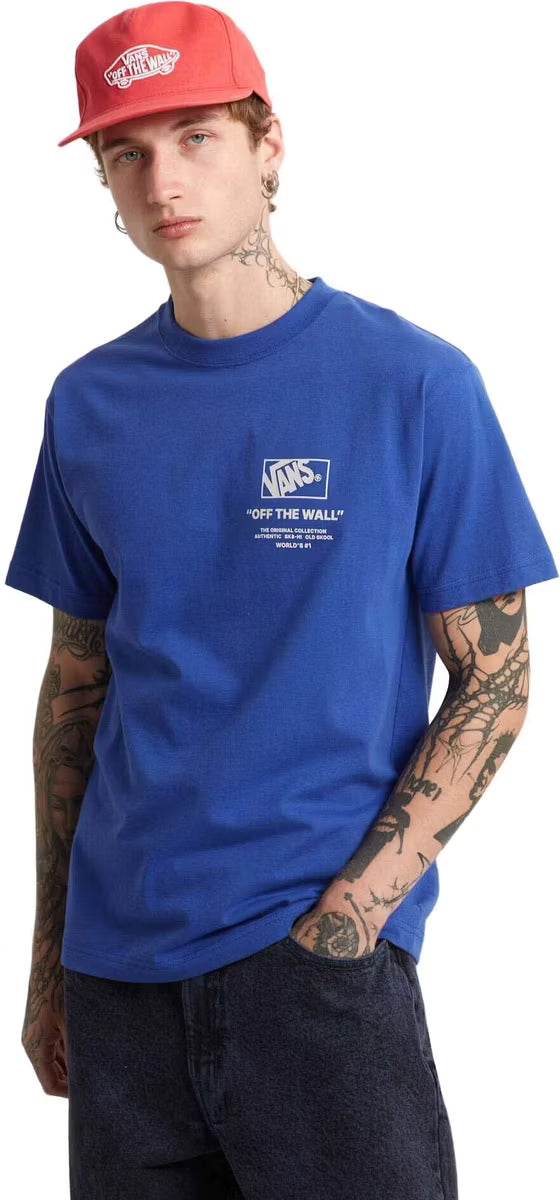 👕 Vans Stacked Hi Print T-Shirt - Blue