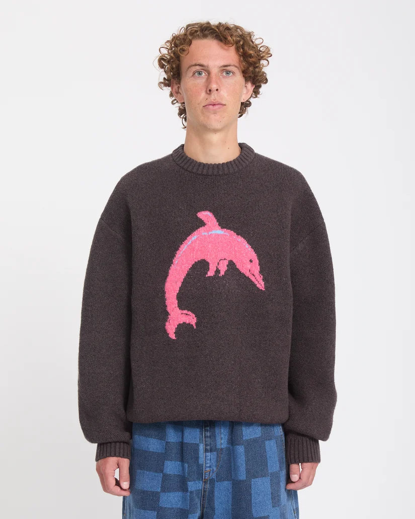 Volcom Ozzy Dolphin Sweater – Raisin