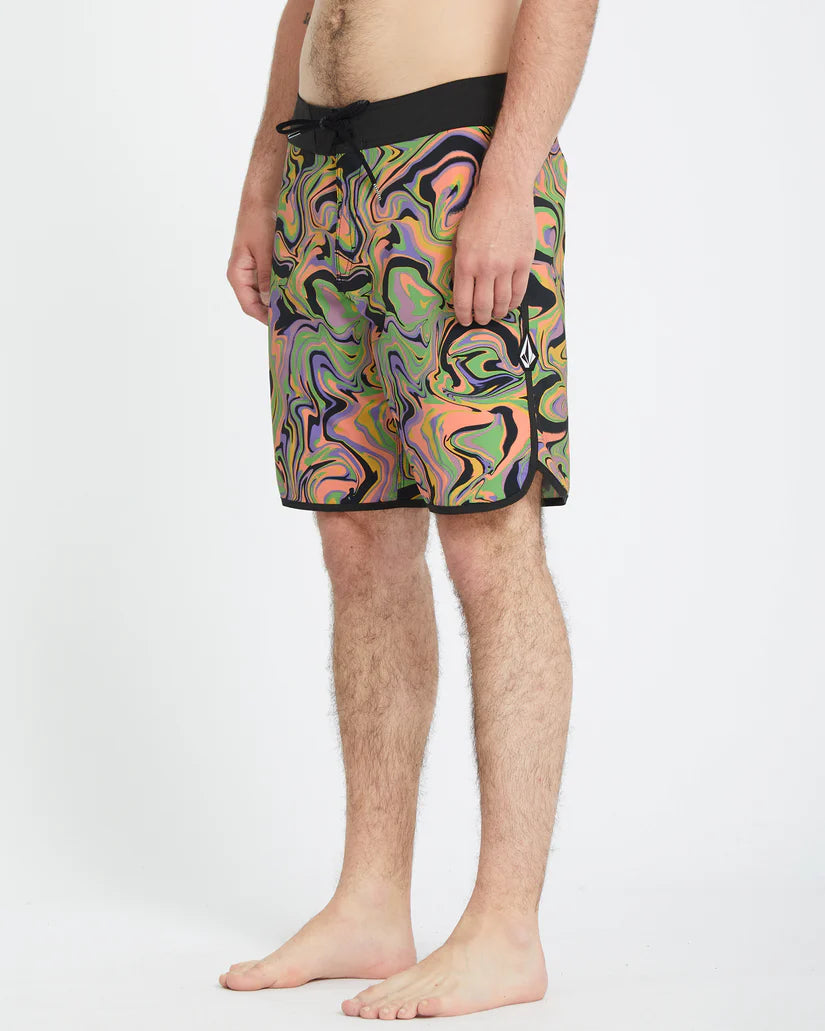 Volcom Costume Infuse Scallop Mod 19" Boardshort - STEEL PURPLE