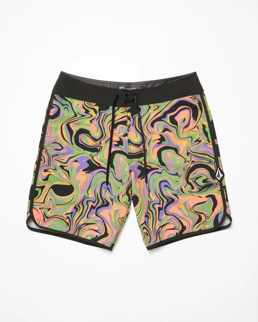 Volcom Costume Infuse Scallop Mod 19" Boardshort - STEEL PURPLE