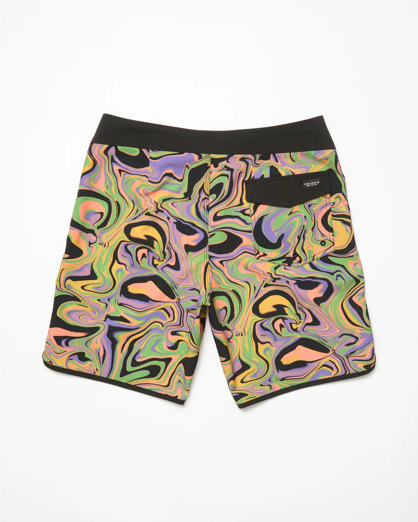 Volcom Costume Infuse Scallop Mod 19" Boardshort - STEEL PURPLE
