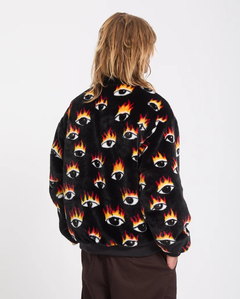 Volcom Ozzy Reversible Bomber Jacket – Black