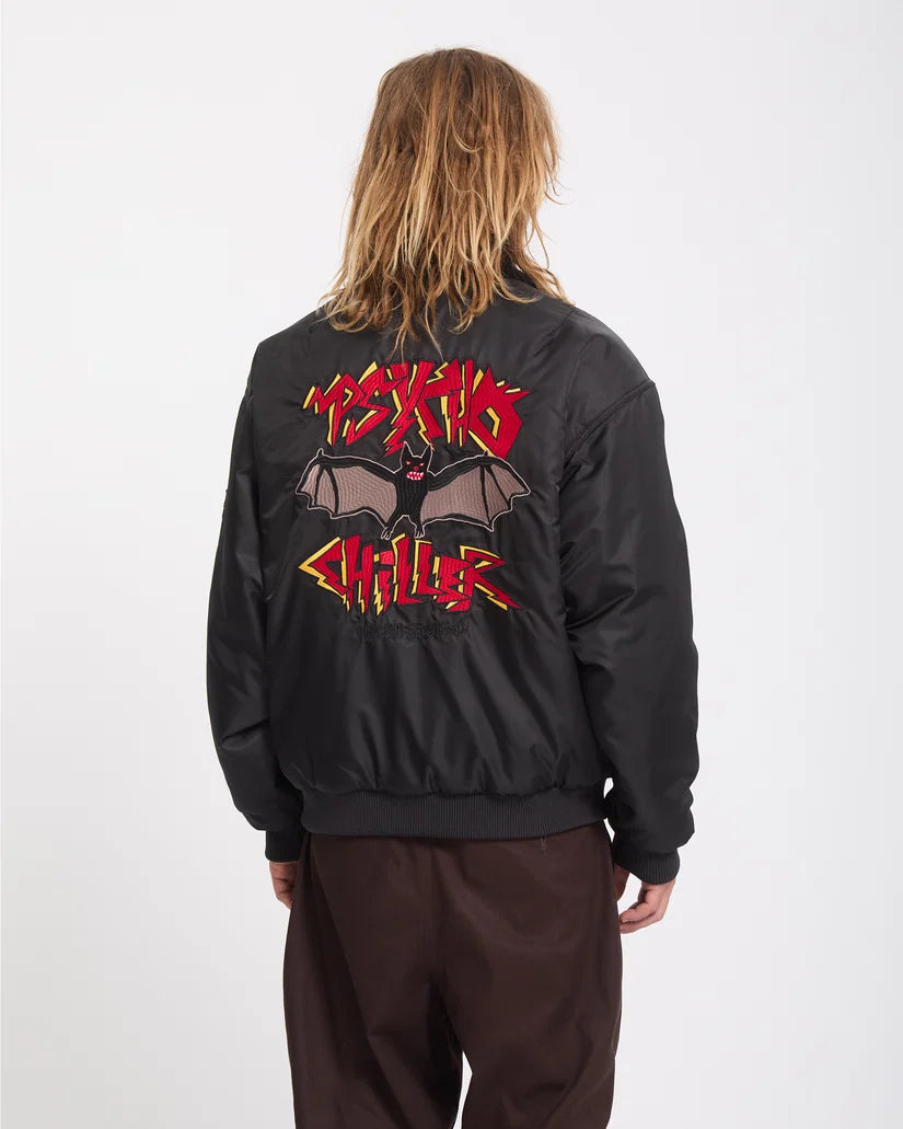 Volcom Ozzy Reversible Bomber Jacket – Black