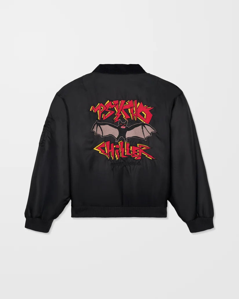Volcom Ozzy Reversible Bomber Jacket – Black
