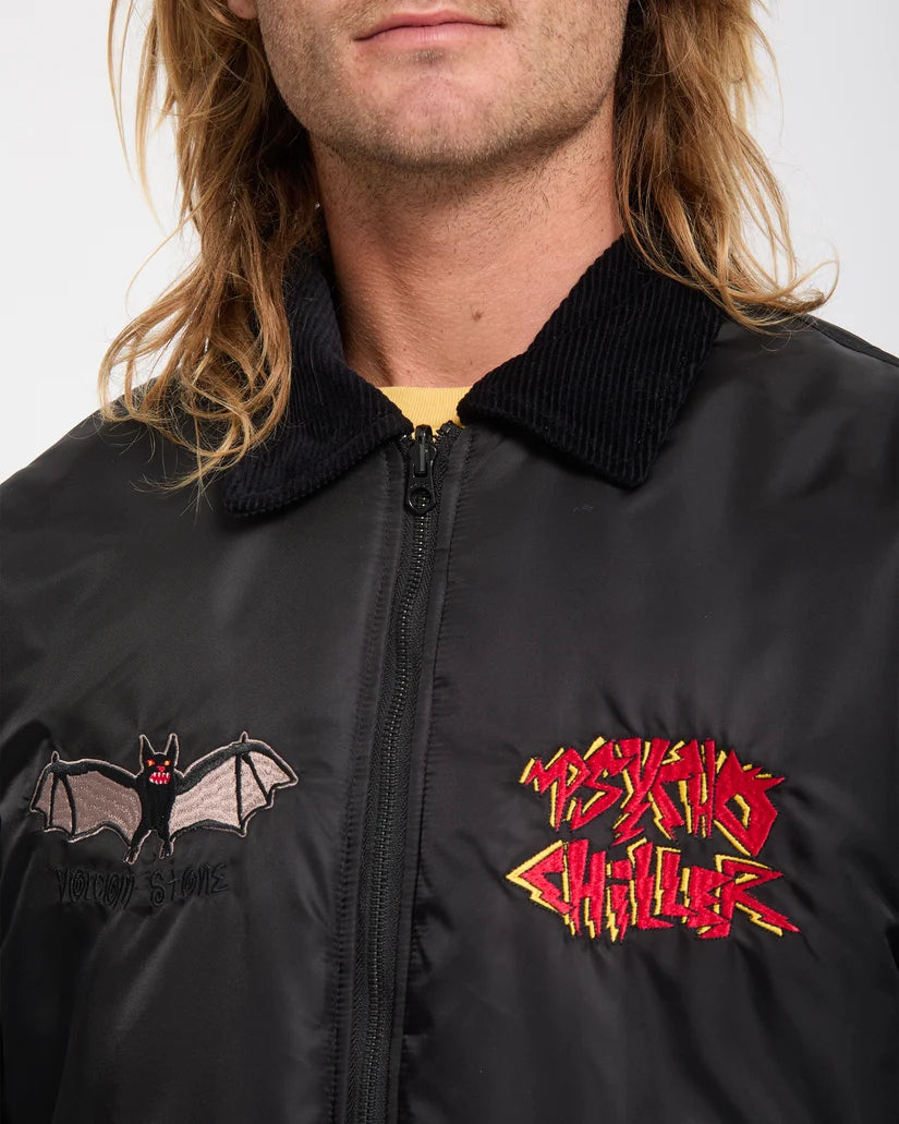 Volcom Ozzy Reversible Bomber Jacket – Black