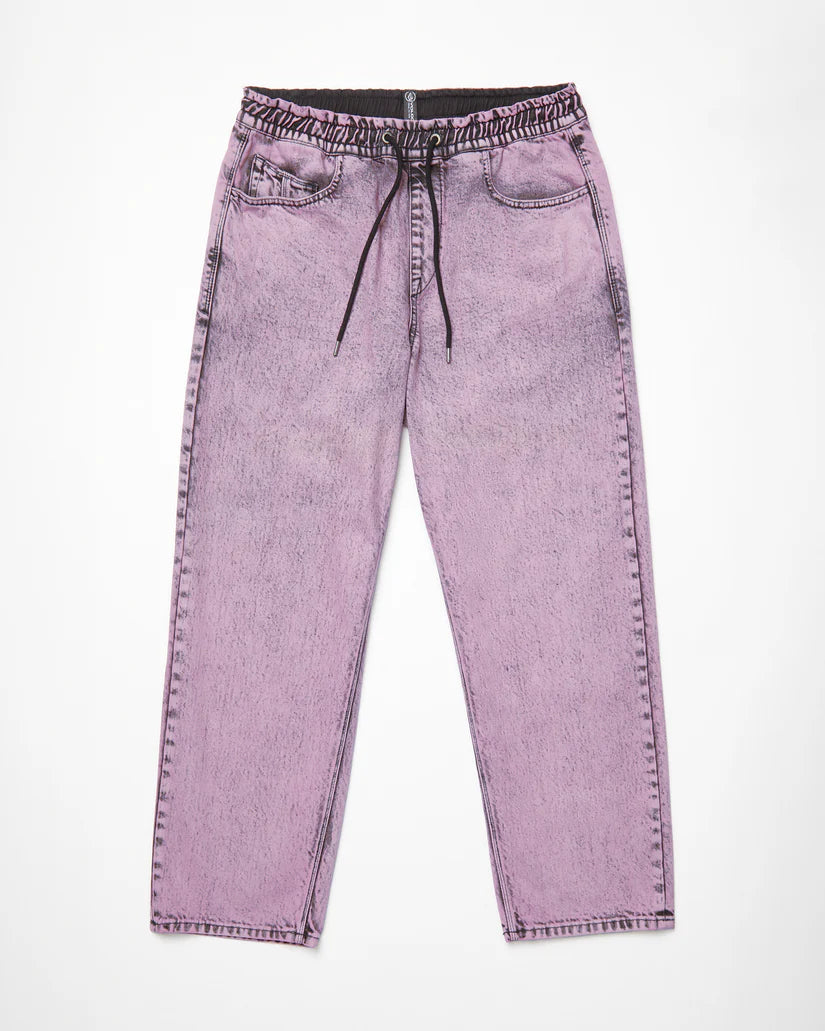 VOLCOM Freazy Loose Jeans - STEEL PURPLE