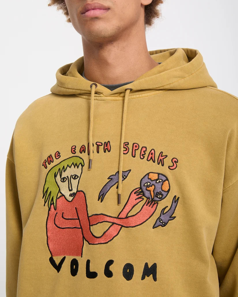 Volcom Earth Speaks Hoodie – Mustard