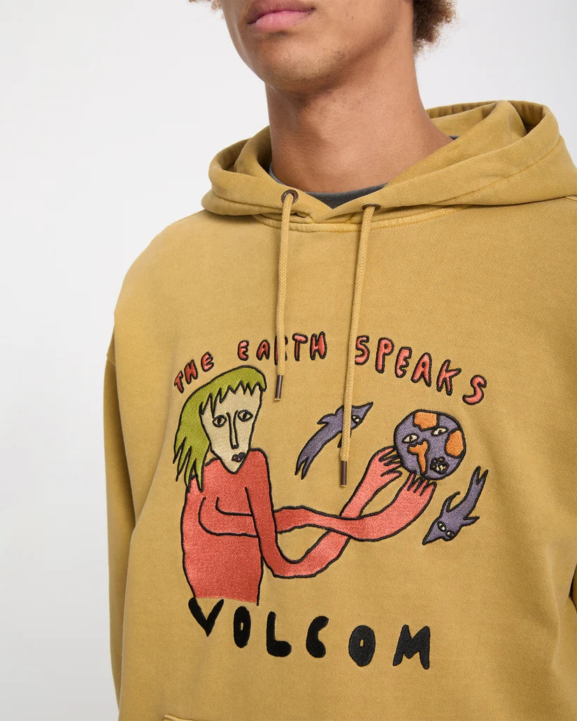 Volcom Earth Speaks Hoodie – Mustard