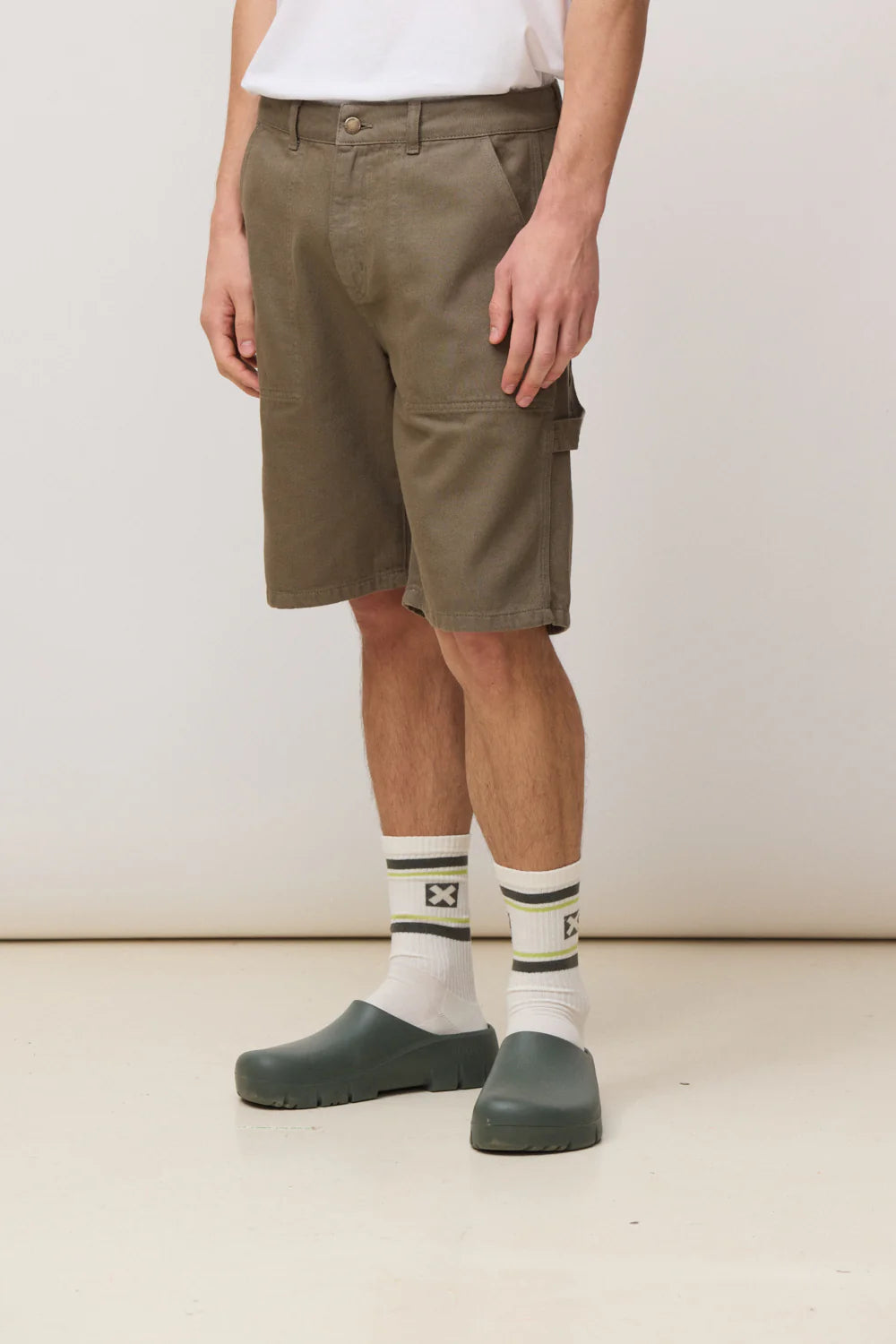 🩳 Blue Banana Olive Green Frank Shorts