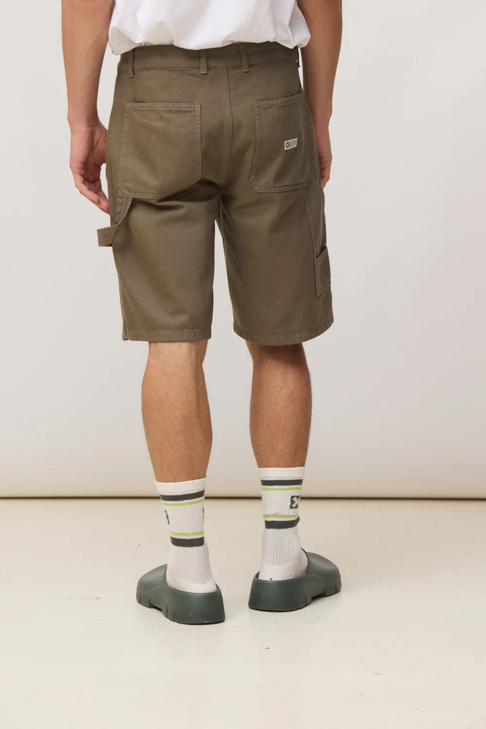 🩳 Blue Banana Olive Green Frank Shorts