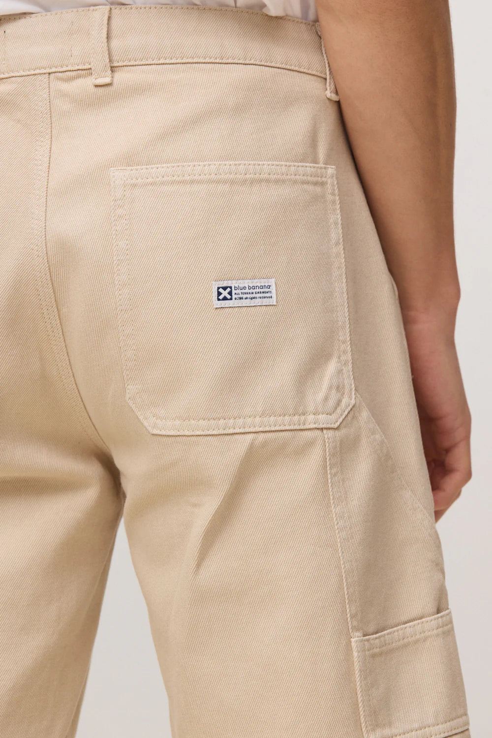 🩳 Blue Banana Beige Frank Shorts - Beige