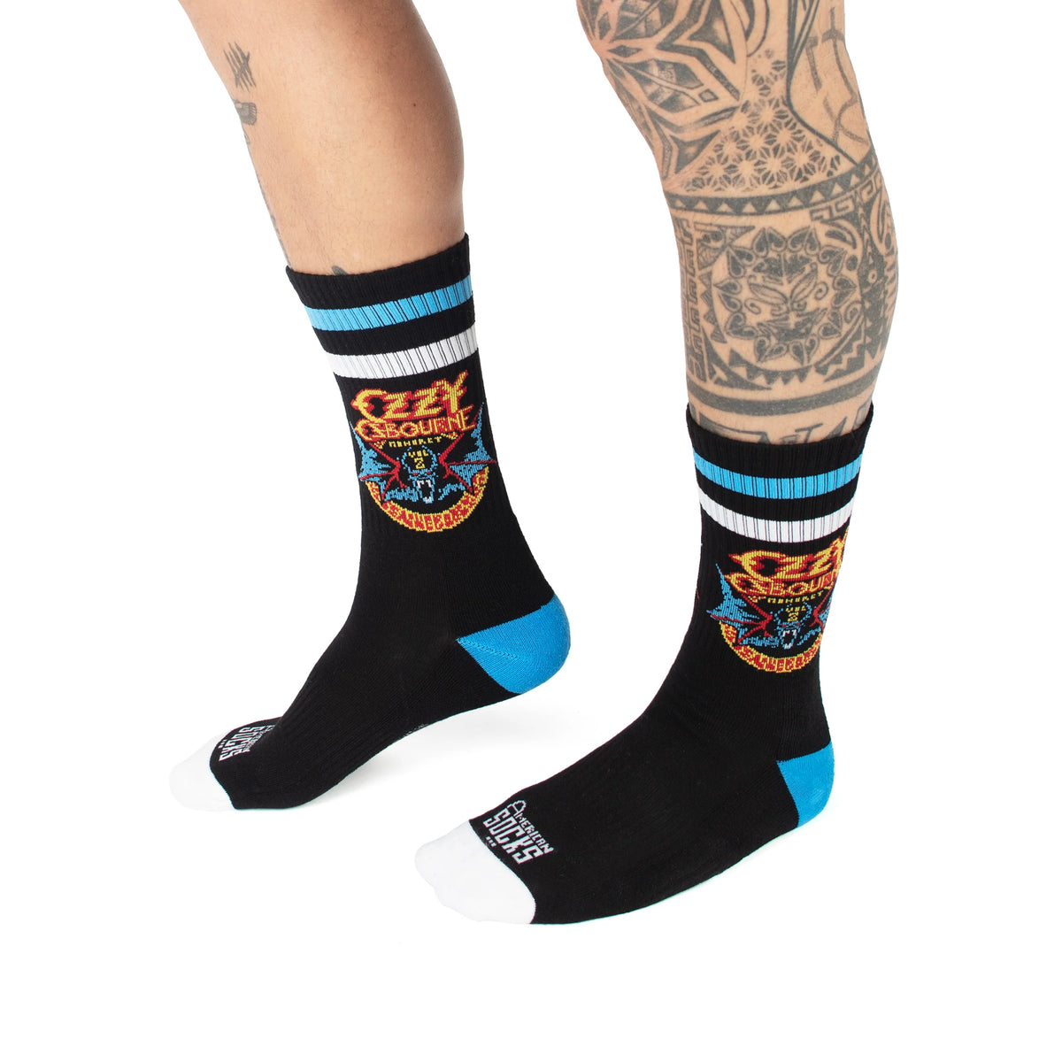 American Socks Bat – Ozzy Osbourne Mid High | Calze Streetwear Rock