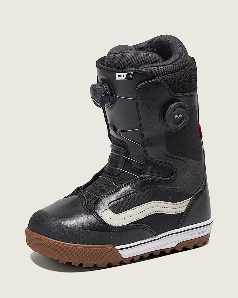 VANS Aura Pro Snowboard Boots - BLACK/WHITE