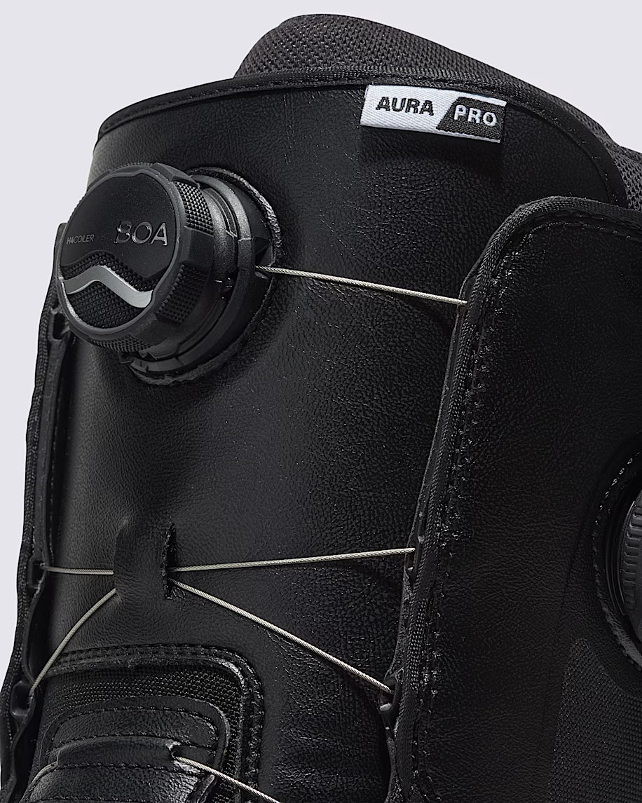 VANS Aura Pro Snowboard Boots - BLACK/WHITE