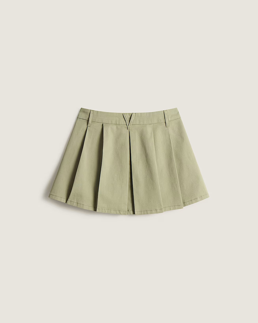 👗 Vans Authentic Chino Mini Skirt – Minigonna in Cotone Biologico - Green
