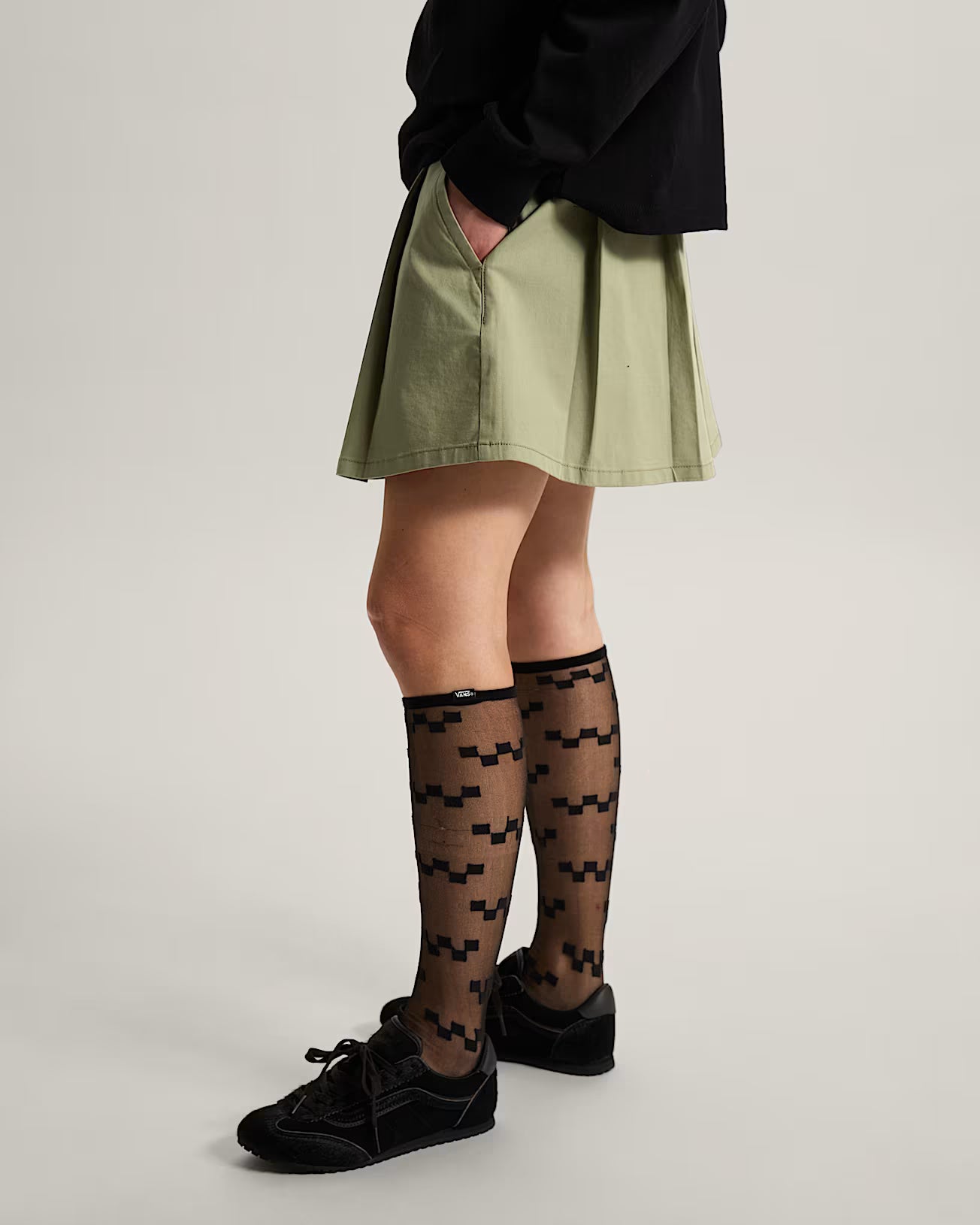 👗 Vans Authentic Chino Mini Skirt – Minigonna in Cotone Biologico - Green