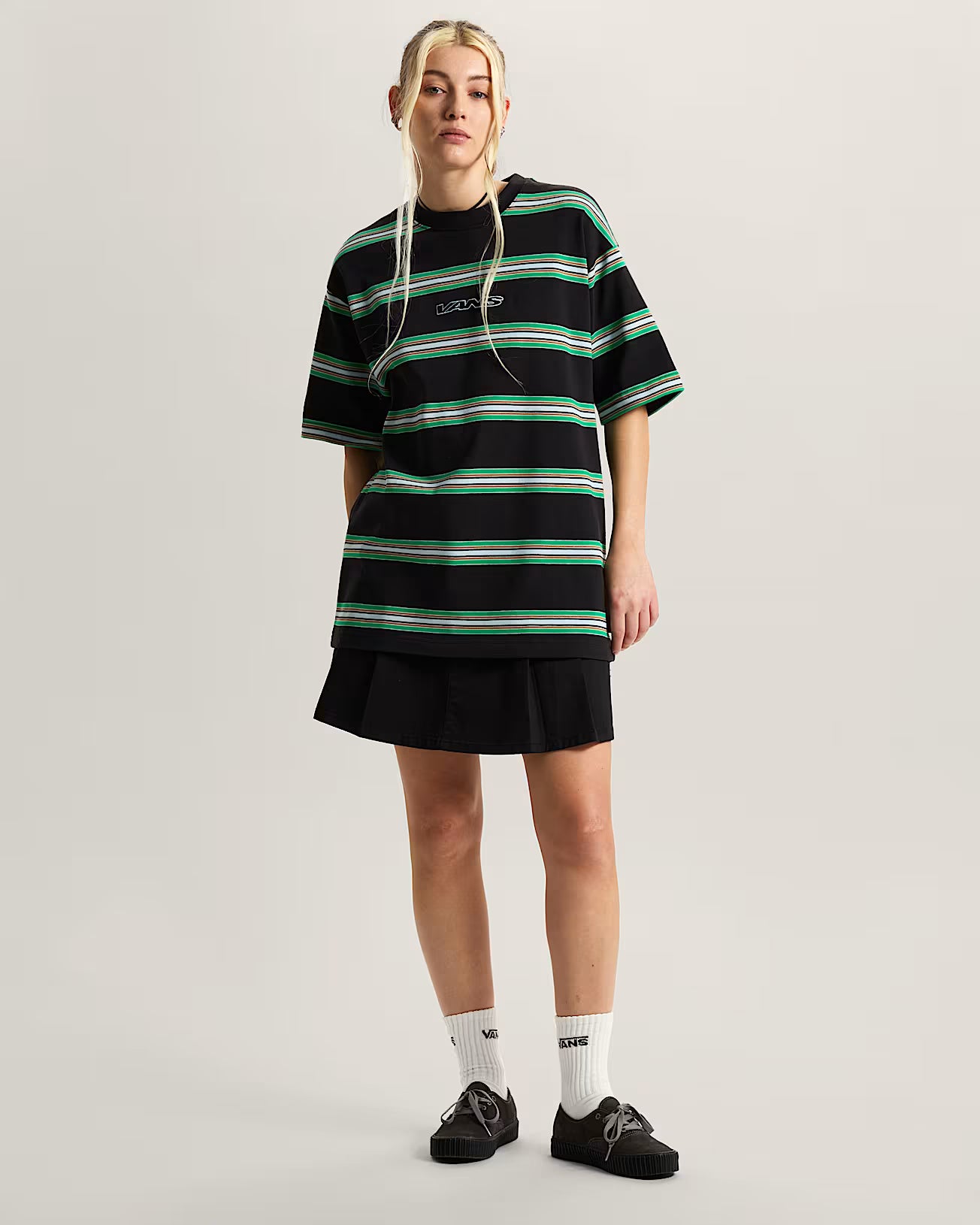 👗 Vans Authentic Chino Mini Skirt – Minigonna in Cotone Biologico - Black