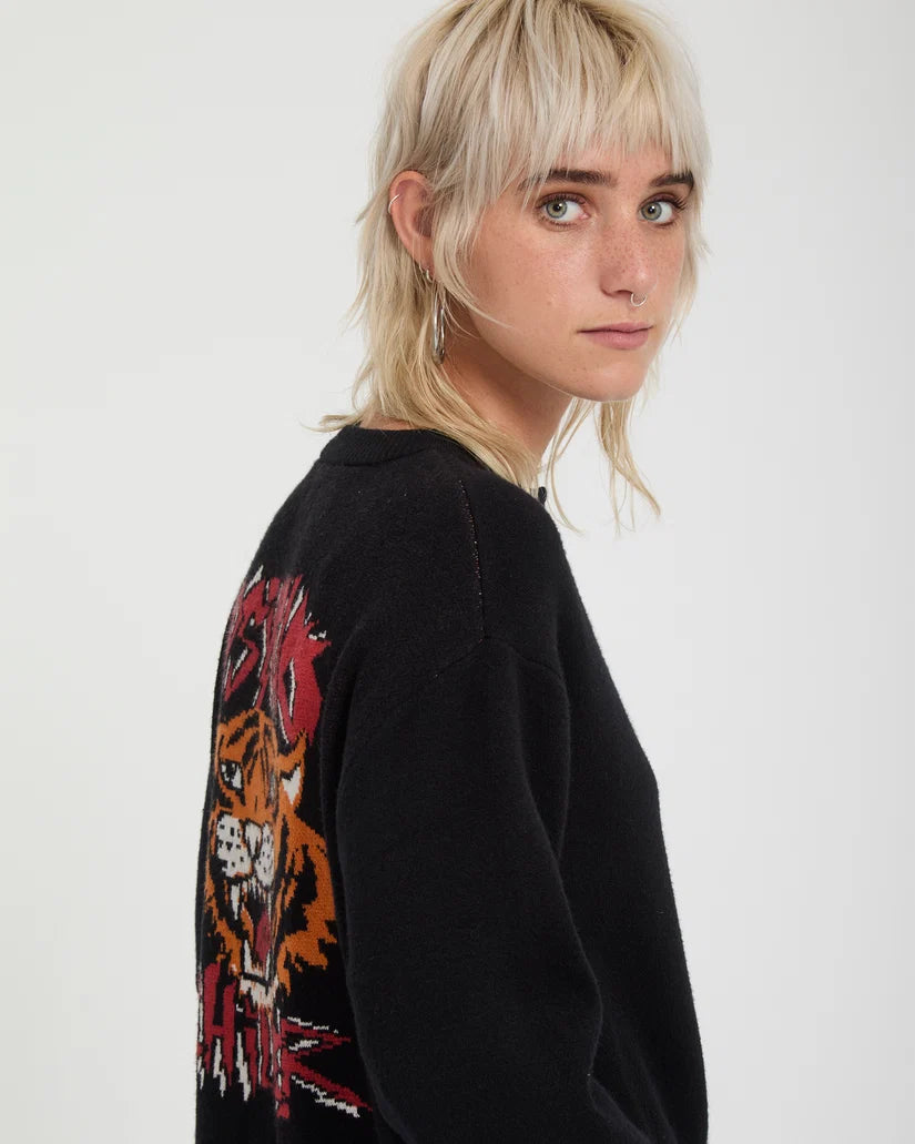 Volcom Ozzy Cardigan Donna - Black