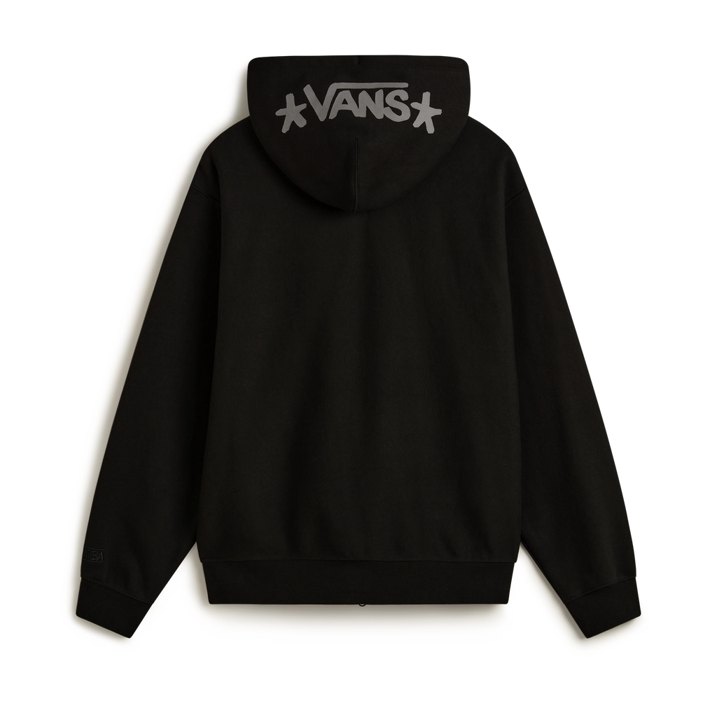 Felpa VANS Skate Atiba Haze Zip Hoodie - BLACK