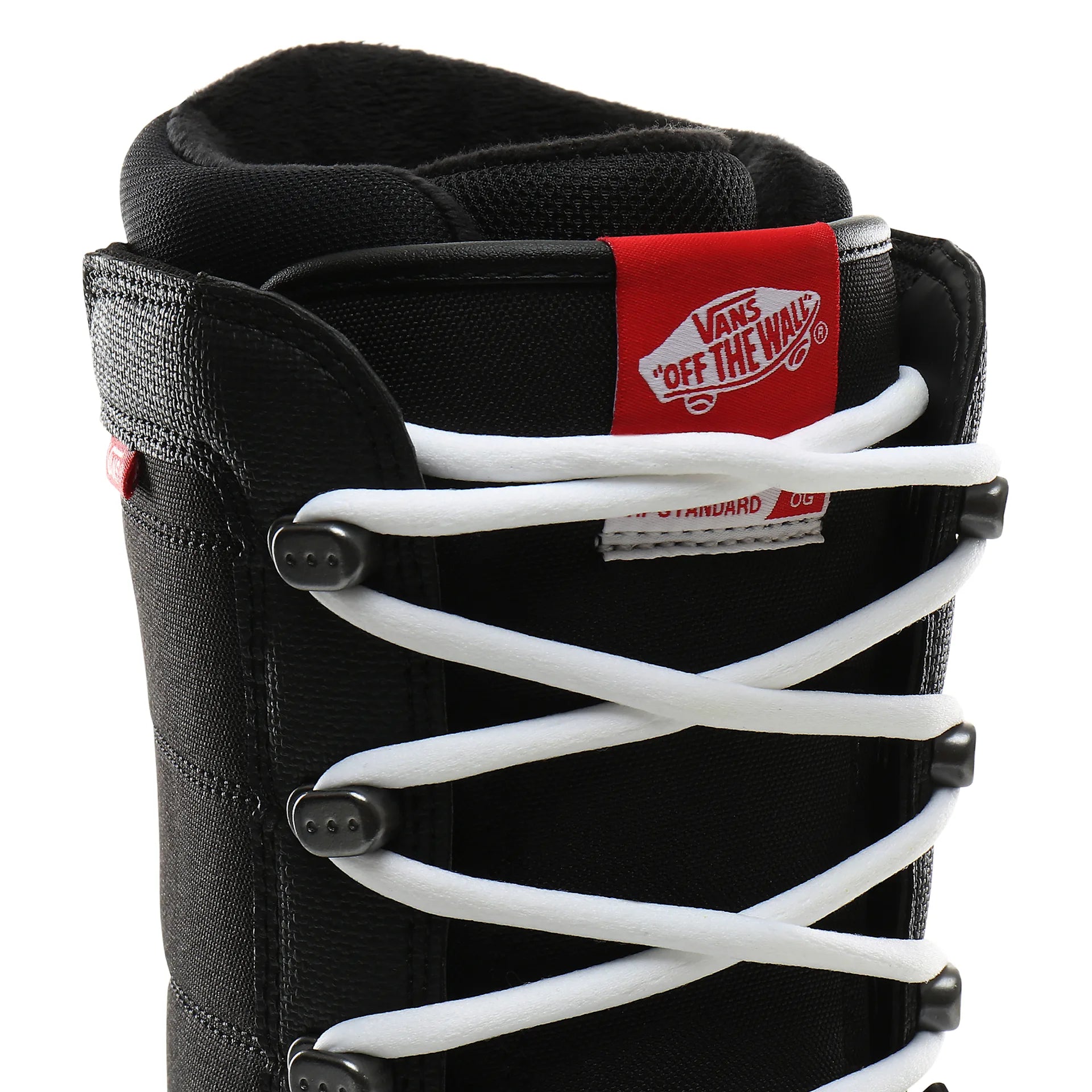 VANS Hi-Standard OG Snowboard Boots - BLACK/WHITE