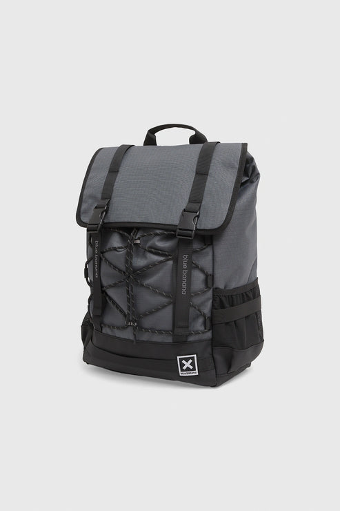 Blue Banana Black Adventure Bag – Zaino 20L in Ripstop Riciclato con Porta Laptop 16"