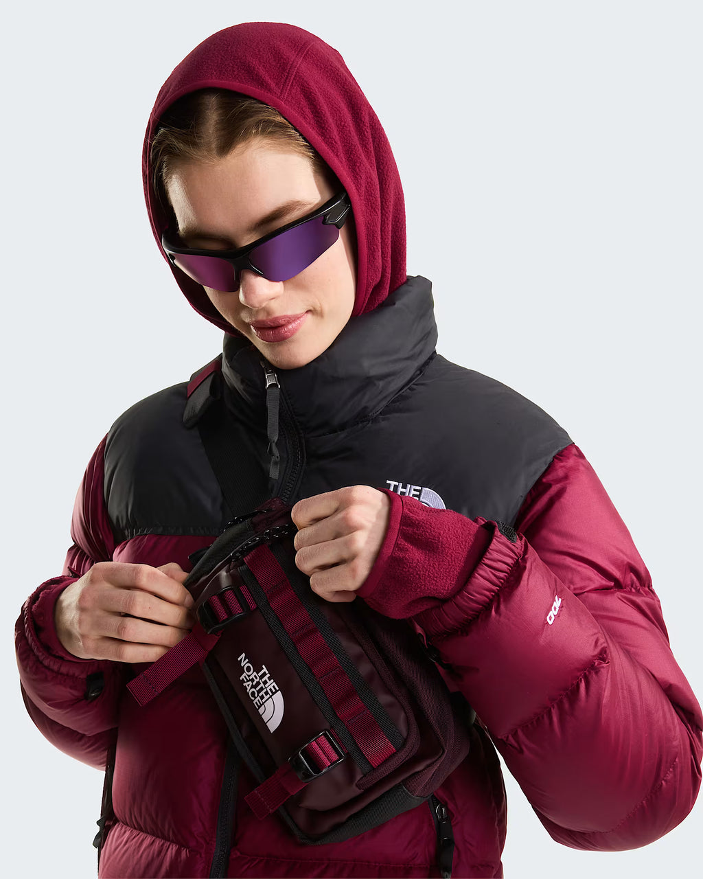 Marsupio The North Face Base Camp Lumbar – Deep Burgundy