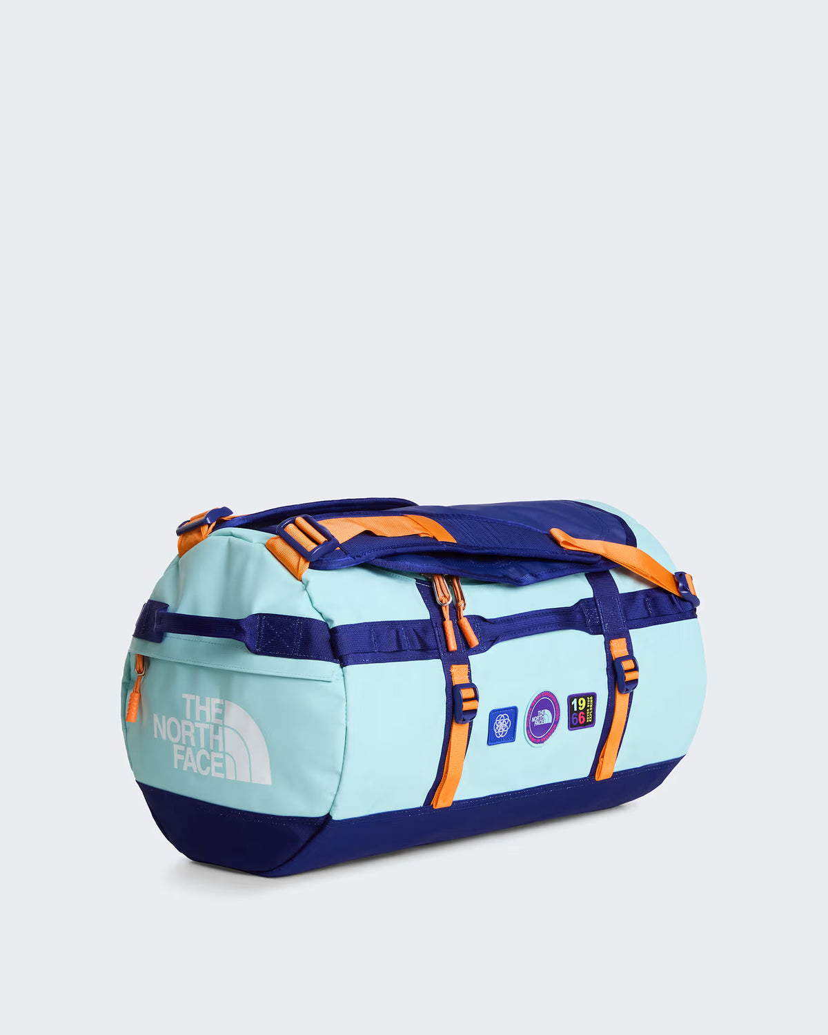 Borsone THE NORTH FACE Base Camp Duffel - S - Canal Blue-Bold Blue-Papaya