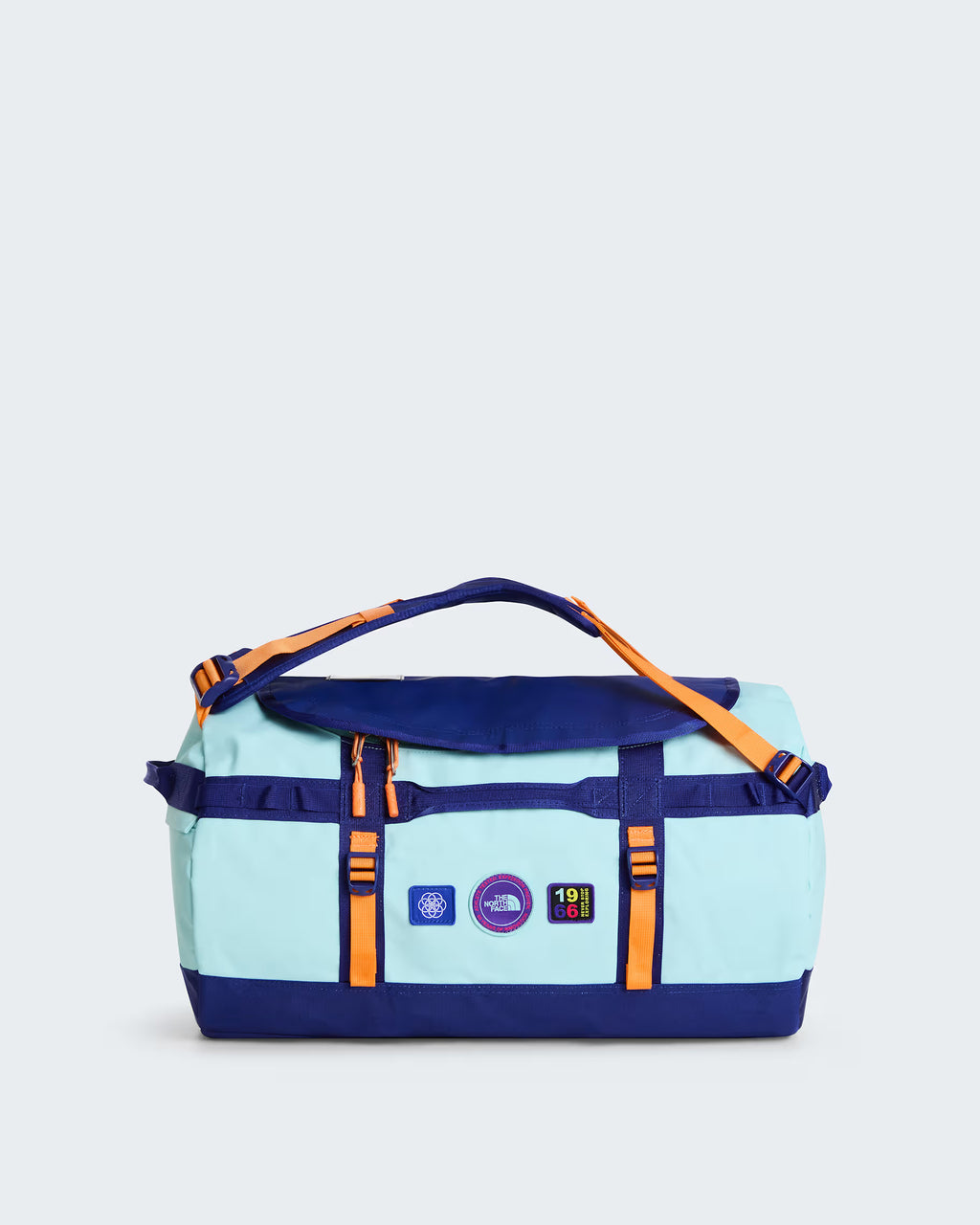 Borsone THE NORTH FACE Base Camp Duffel - S - Canal Blue-Bold Blue-Papaya